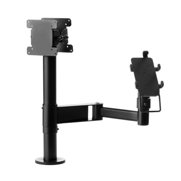 Double supports VESA avec bras articulé pour TPE datafono